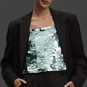 Walter Baker Nicky Top with Shimmering Sequins Size XS